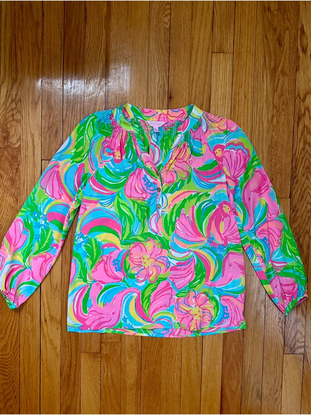 Lilly Pulitzer Elsa Silk Blouse